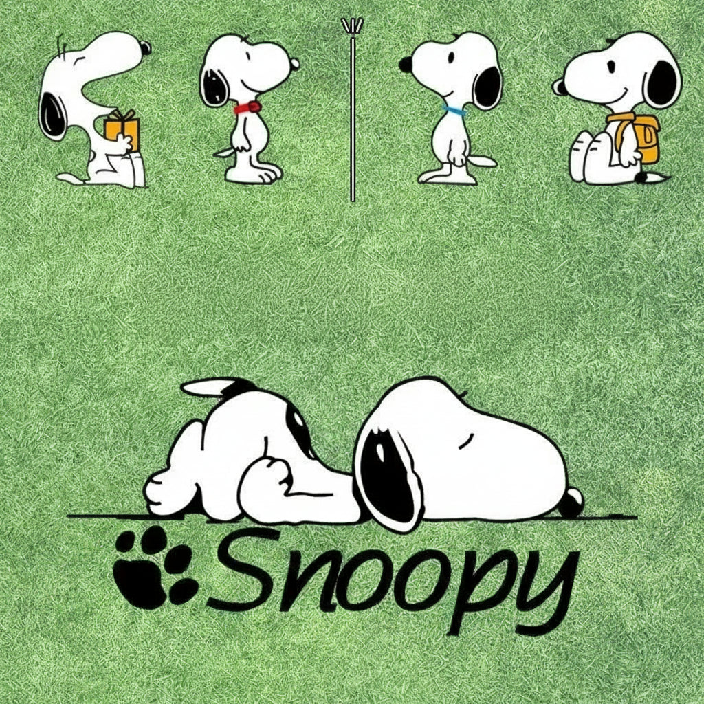 Snoopy Moods Car Sticker