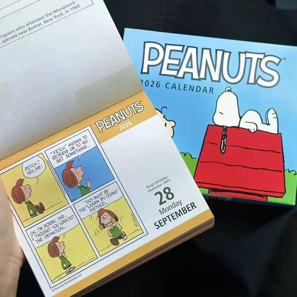 Peanuts Daily 2025 Calendar