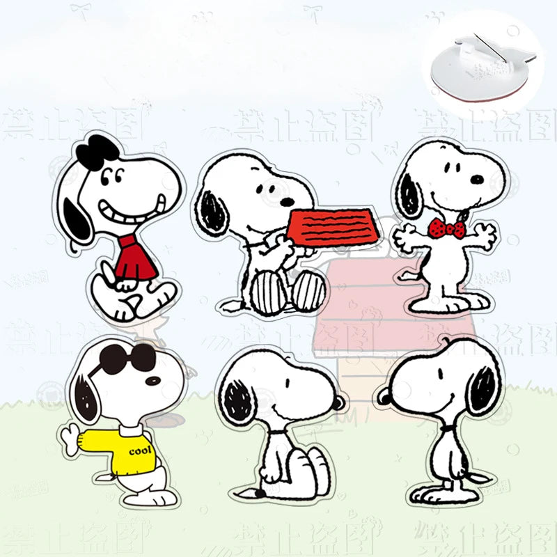 Snoopy Mood Brooch (9pcs)