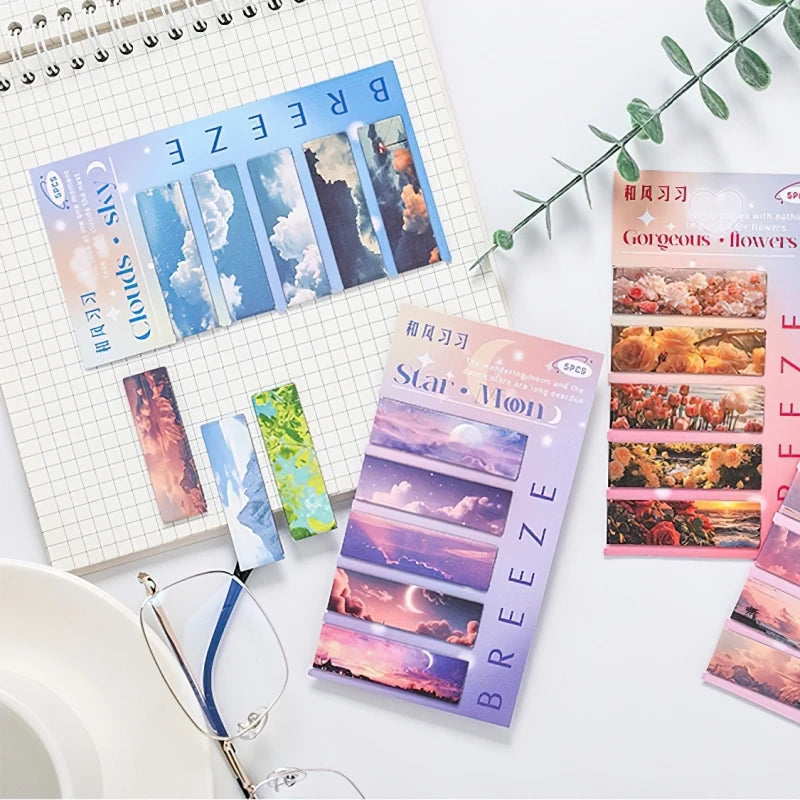 Natural Beauty Bookmark 5pcs