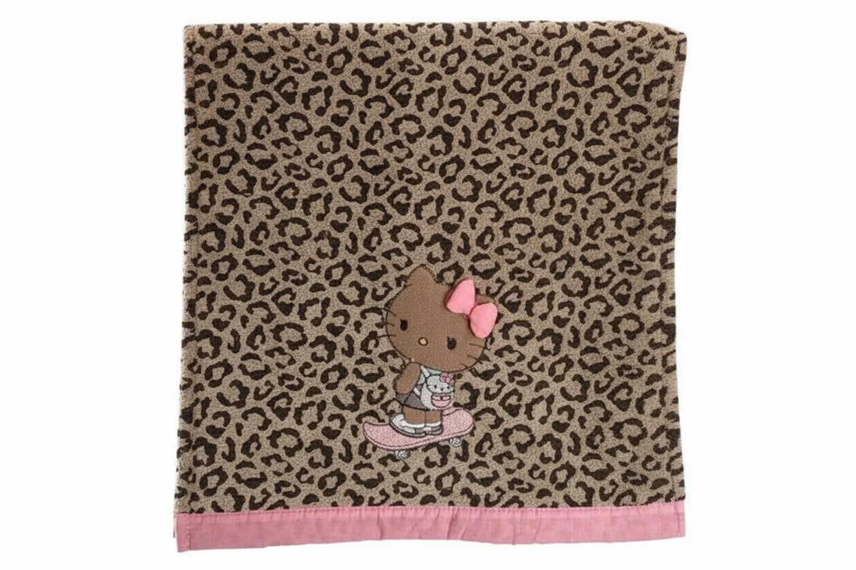 Hello Kitty Leopard Adore Towel