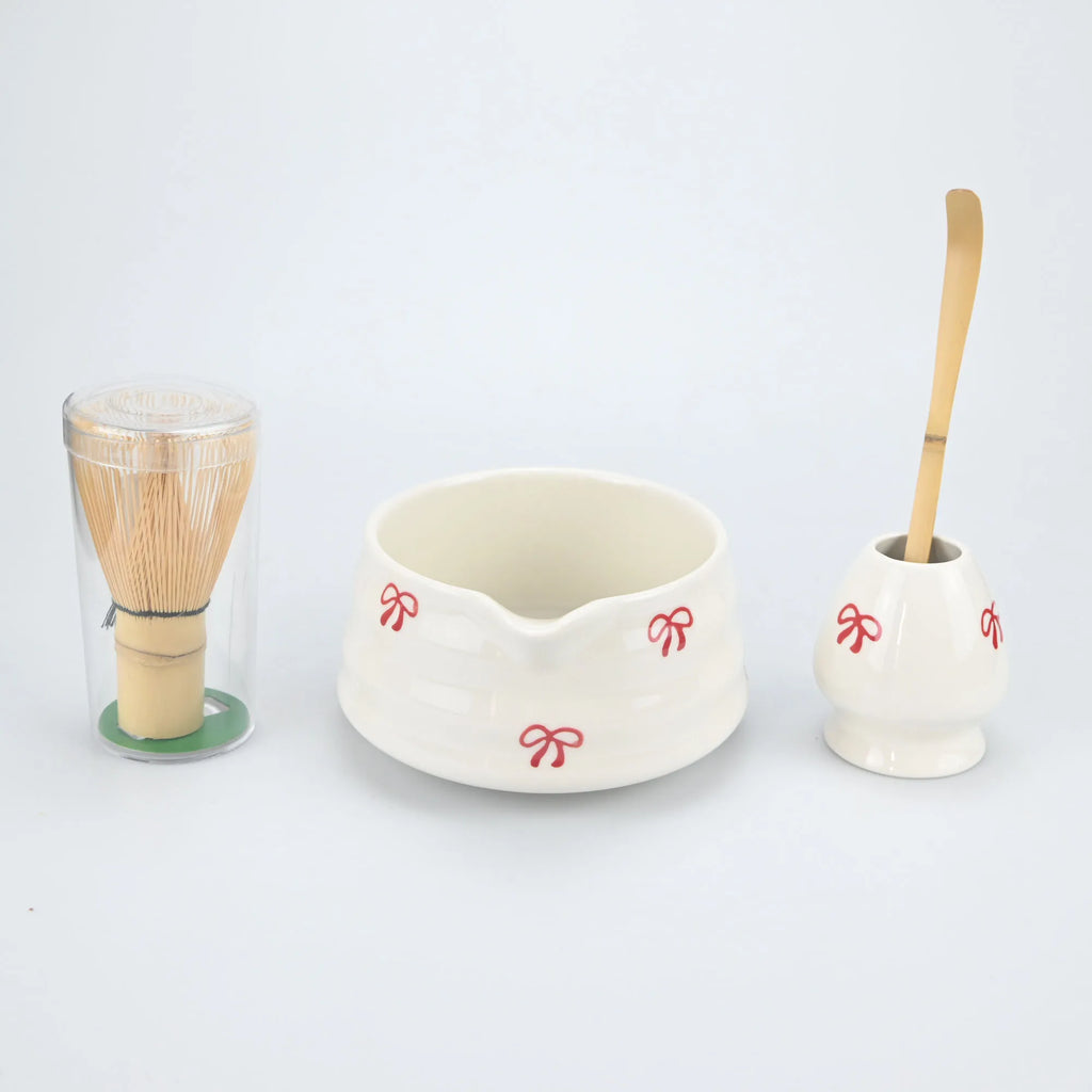 Bow Matcha Bowl Set