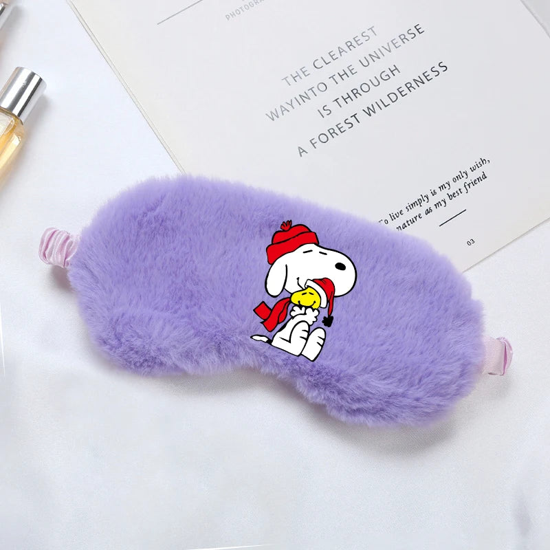 Snoopy Plushy Eye Mask
