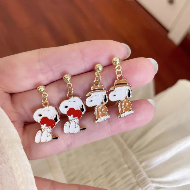 Snoopy Kawaii Earrings