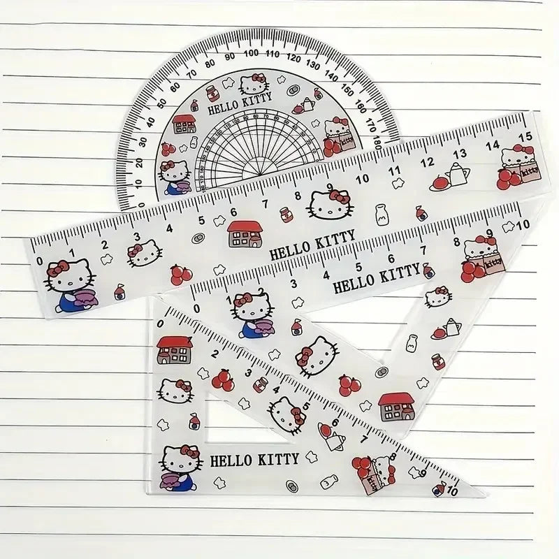 Hello Kitty Rulers 4pcs Set