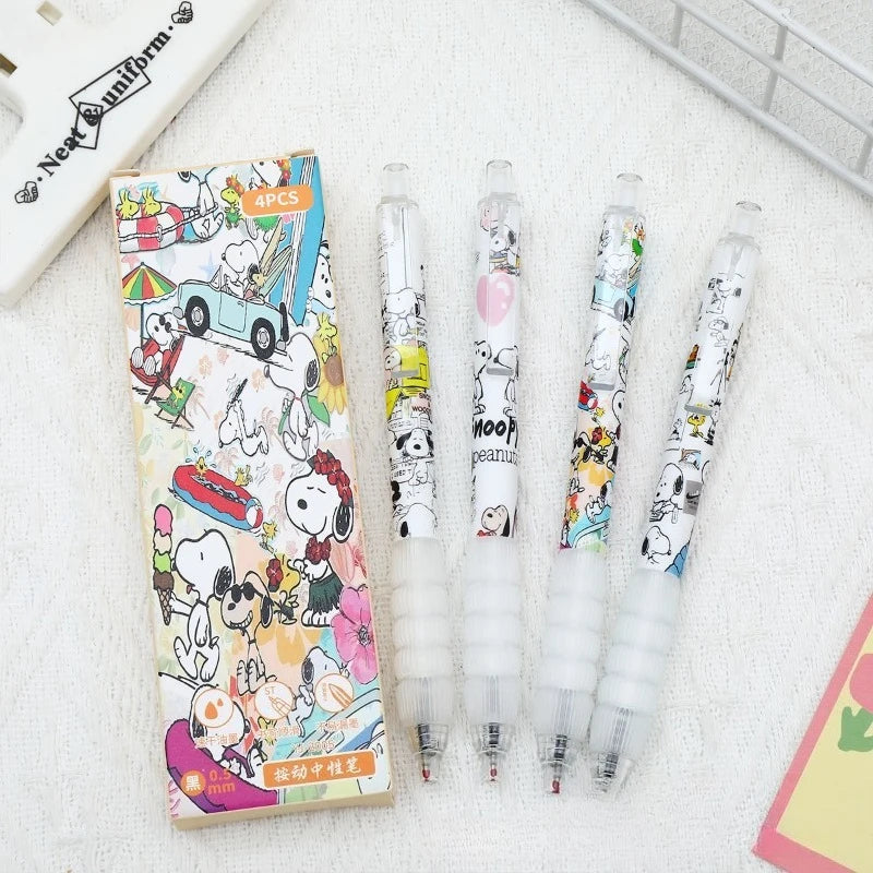 Snoopy Retro 0.5mm Pens 4pcs