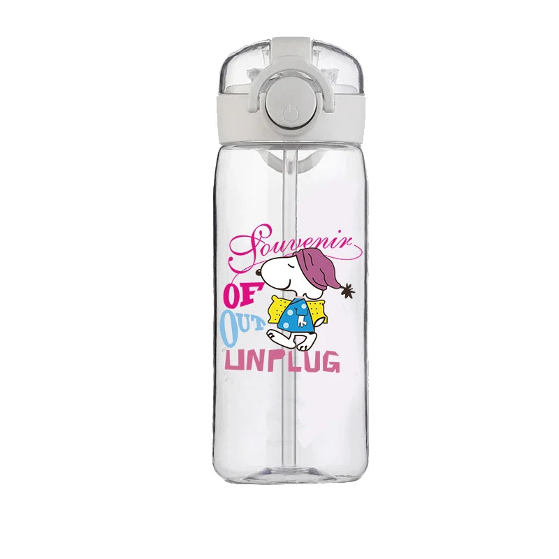 Snoopy Transparent Drink Bottle