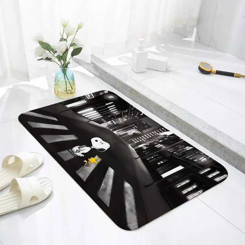 Snoopy Playful Bath Mat
