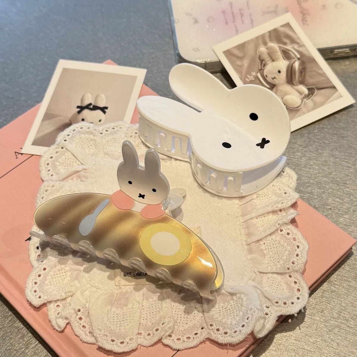 Miffy Peekaboo Claw Clip