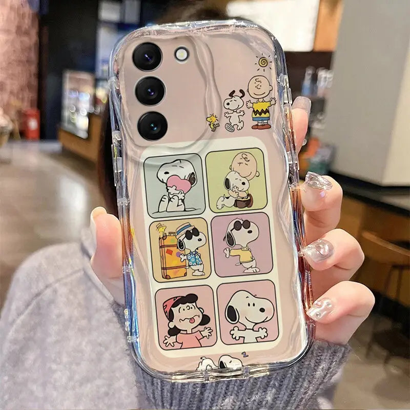 Snoopy Kawaii Wave Phone Case