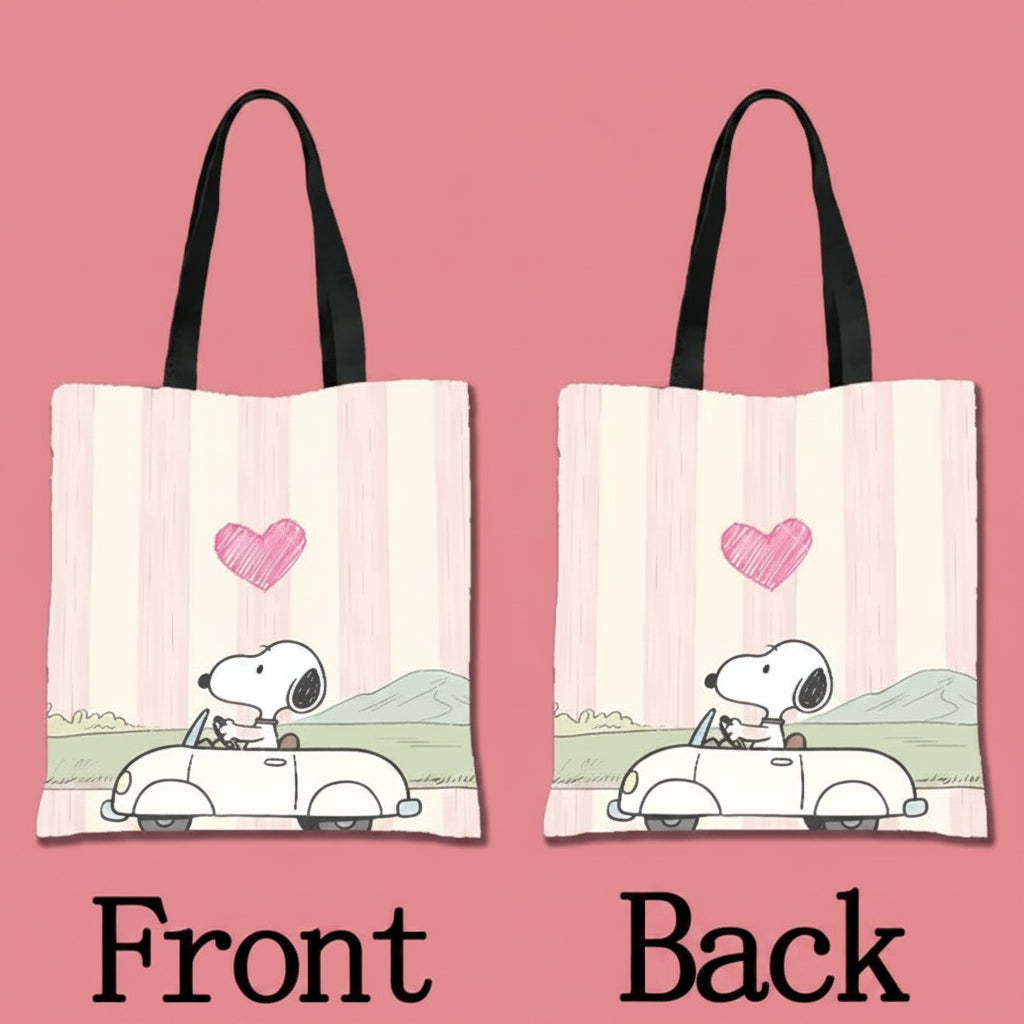 Snoopy Adore Tote Bag
