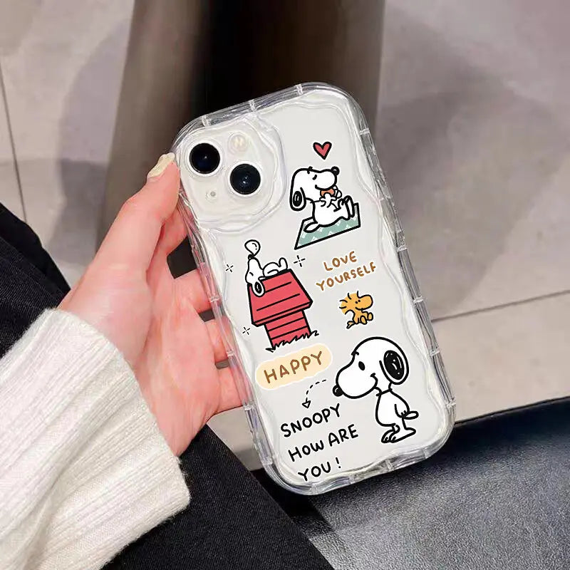 Snoopy Kawaii Wave Phone Case