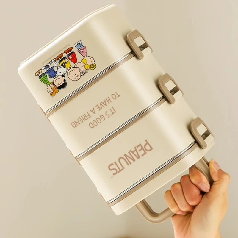 Snoopy Insulated Stainless Steel Lunch Box