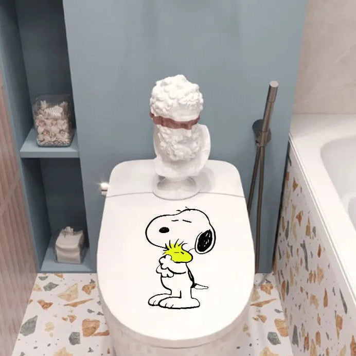Snoopy Toilet Sticker