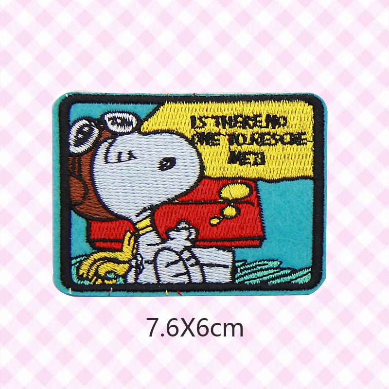 Snoopy Mood Embroidered Patch