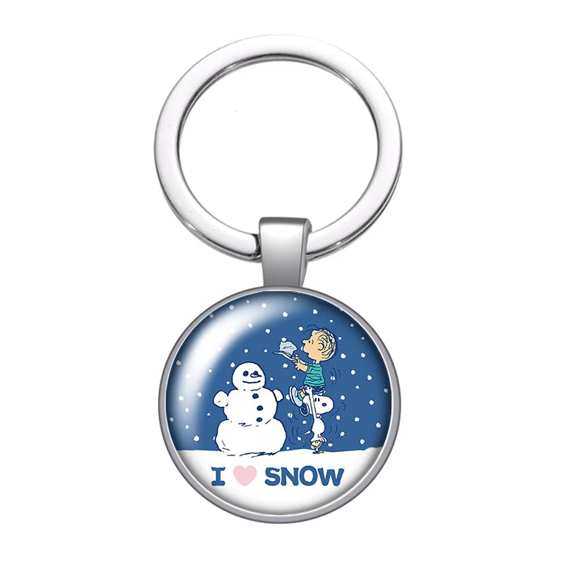 Snoopy Holiday Keychain