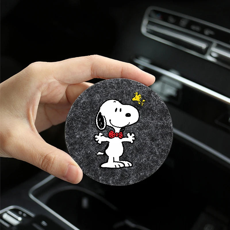 Snoopy Sleepy & Woodstock Anti Slip Cup Holder