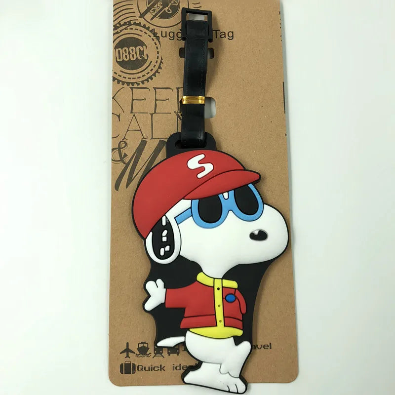 Snoopy Playful Luggage Tag