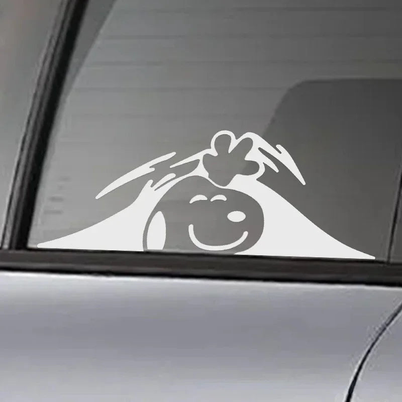 Snoopy Hi Car Sticker