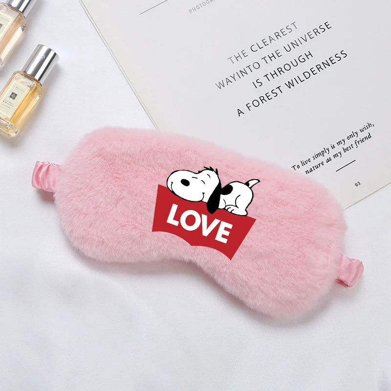 Snoopy Plushy Eye Mask