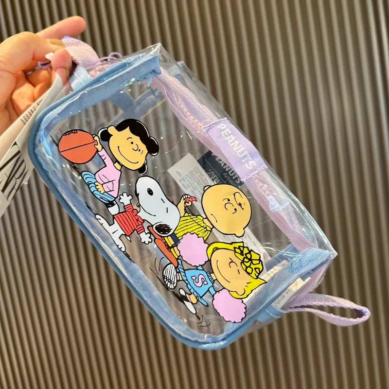 Snoopy & Friends Transparent Cosmetic Bag