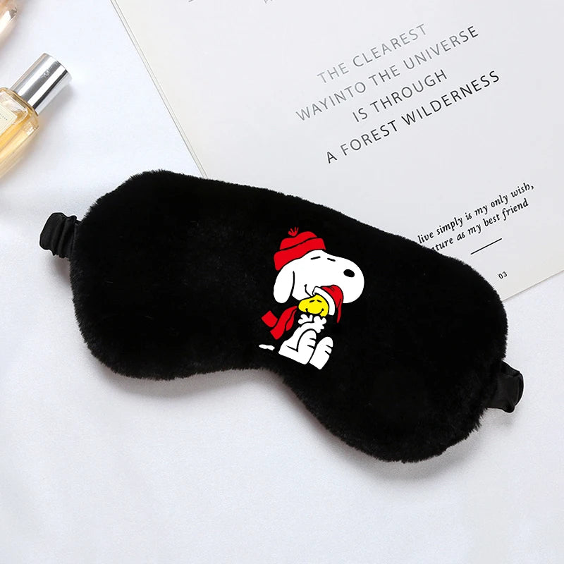 Snoopy Plushy Eye Mask