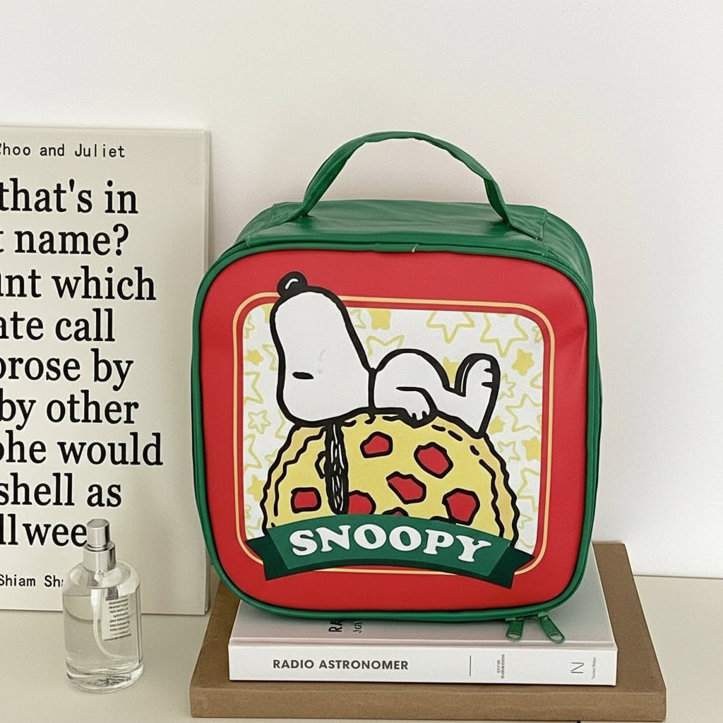 Snoopy Pizza Time Lunch Bag