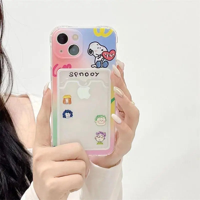 Snoopy & Friends Cardholder Phone Case