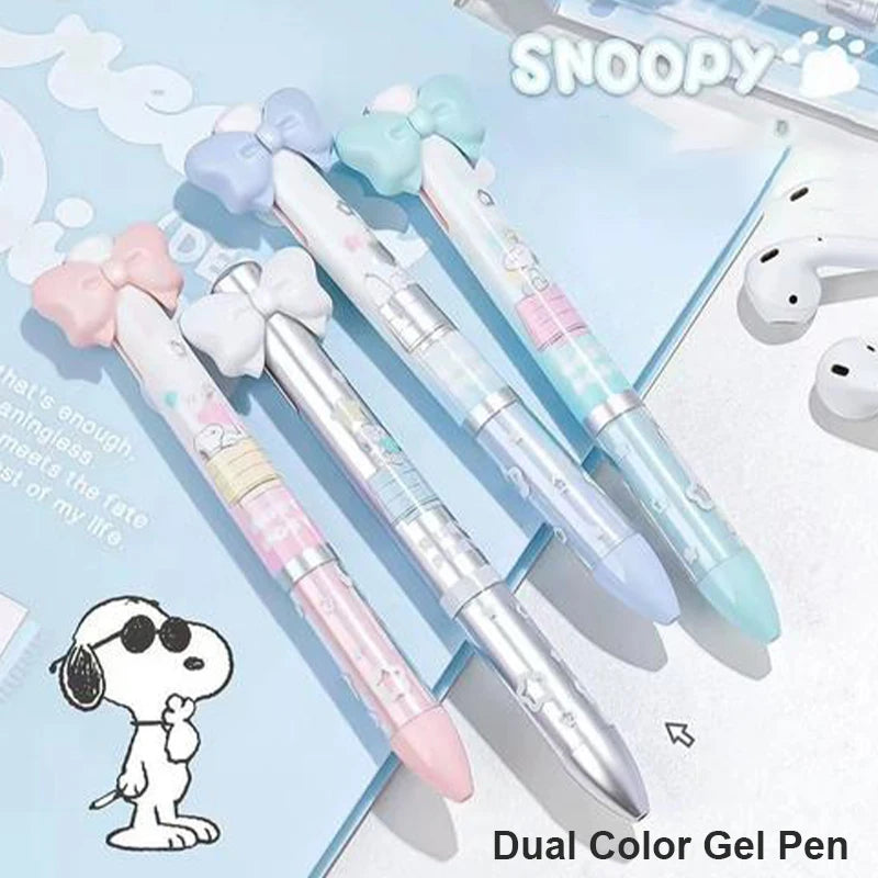 Snoopy Bow Gel Pens