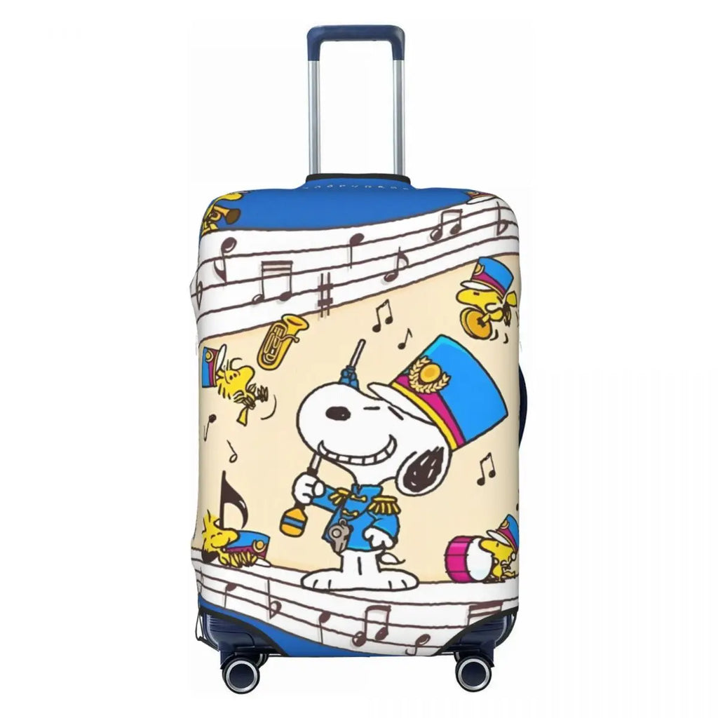 Snoopy Exploring Luggage Cover