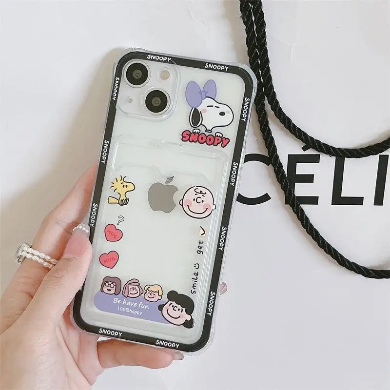 Snoopy & Friends Cardholder Phone Case
