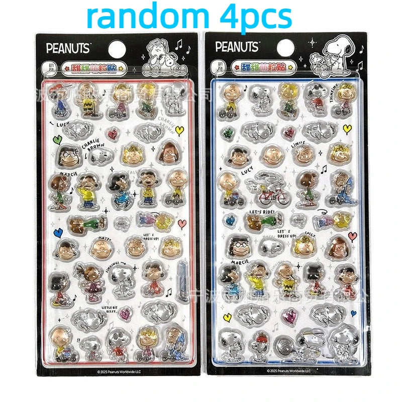 Snoopy & Friends 3D Bubble Stickers