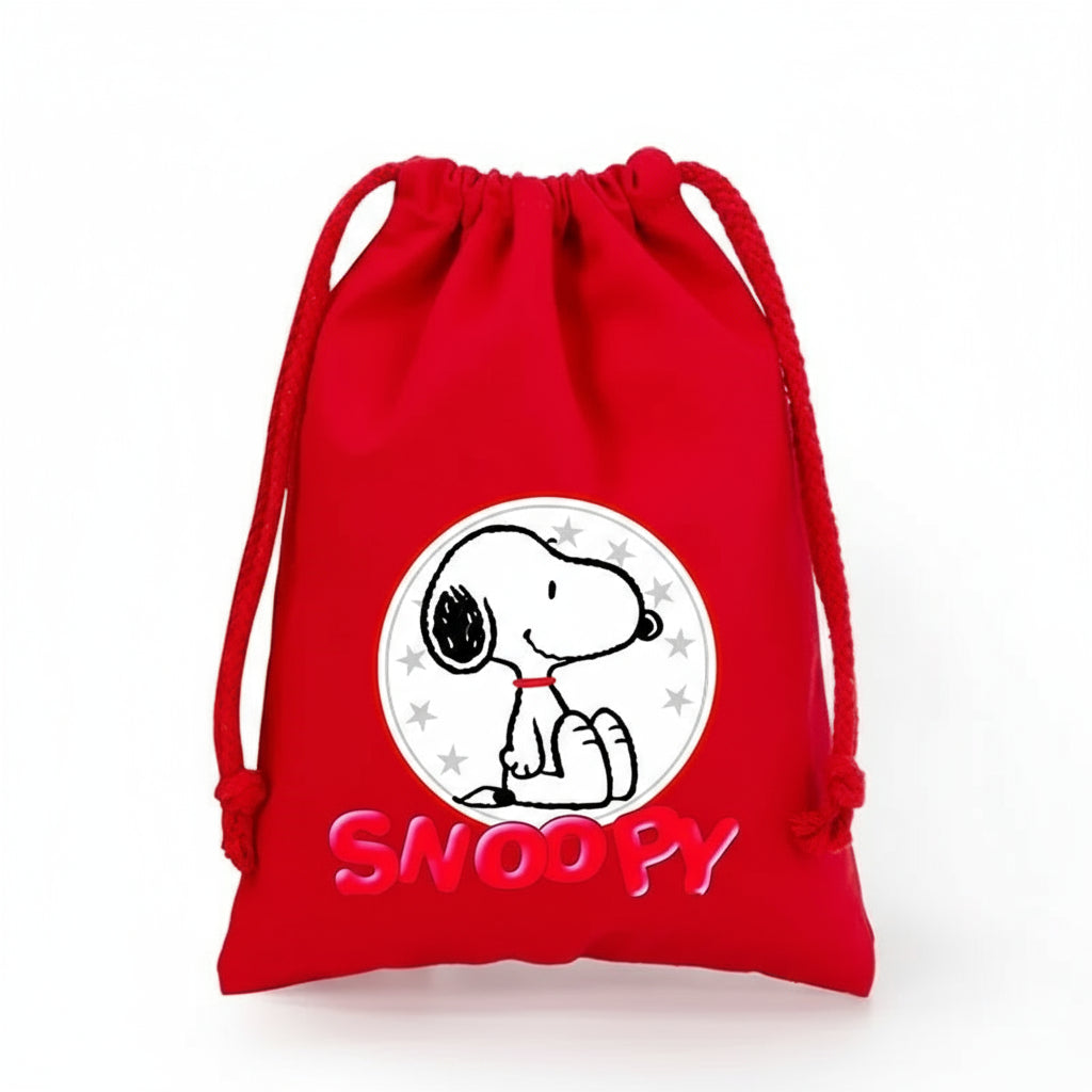 Snoopy Adventure Drawstring Bag