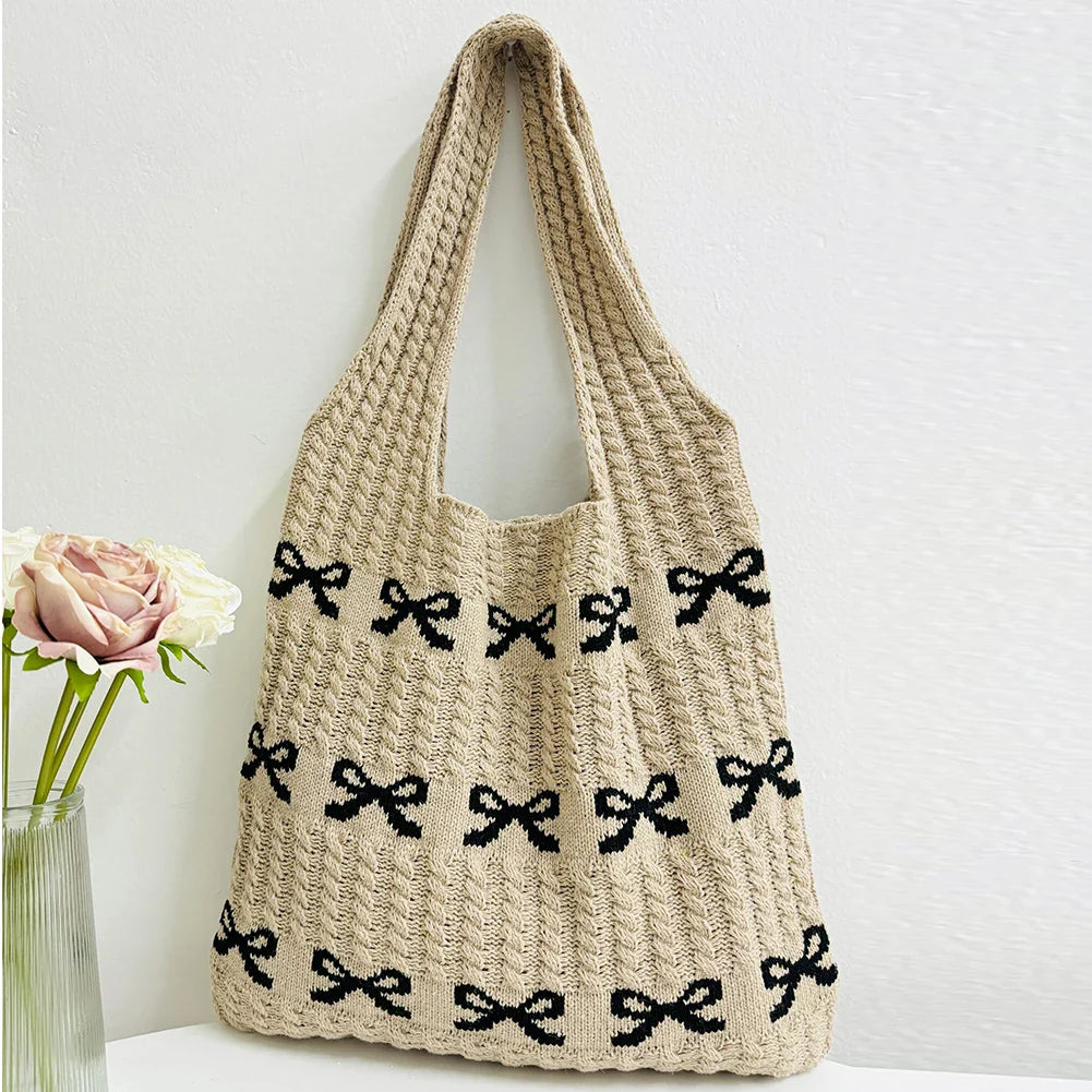 Bow Crochet Bag