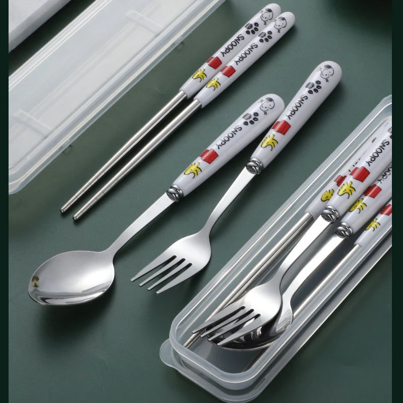 Snoopy 4pcs Utensils Set