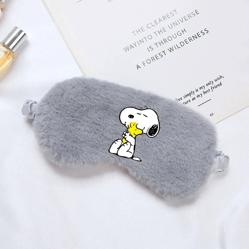 Snoopy Plushy Eye Mask