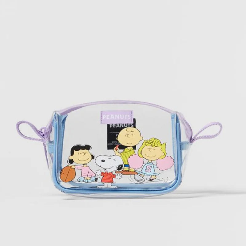 Snoopy & Friends Transparent Cosmetic Bag