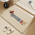 Dachshund Bonjour Bath Mat