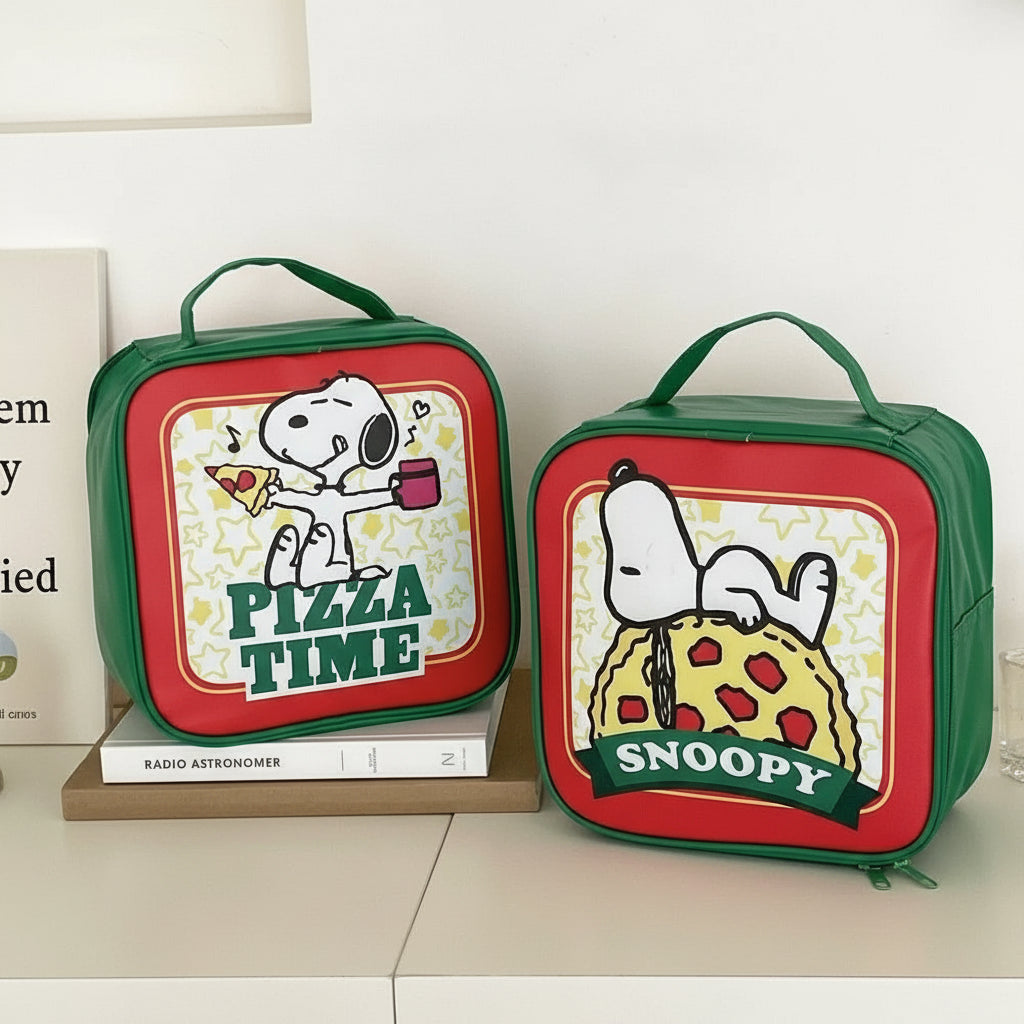 Snoopy Pizza Time Lunch Bag