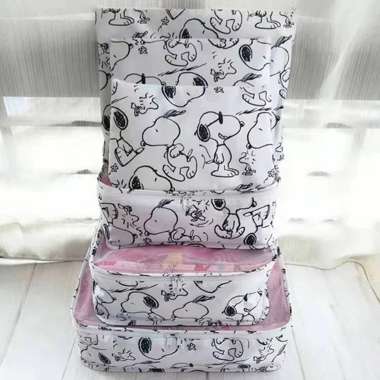 Snoopy 6pcs Storage Bags