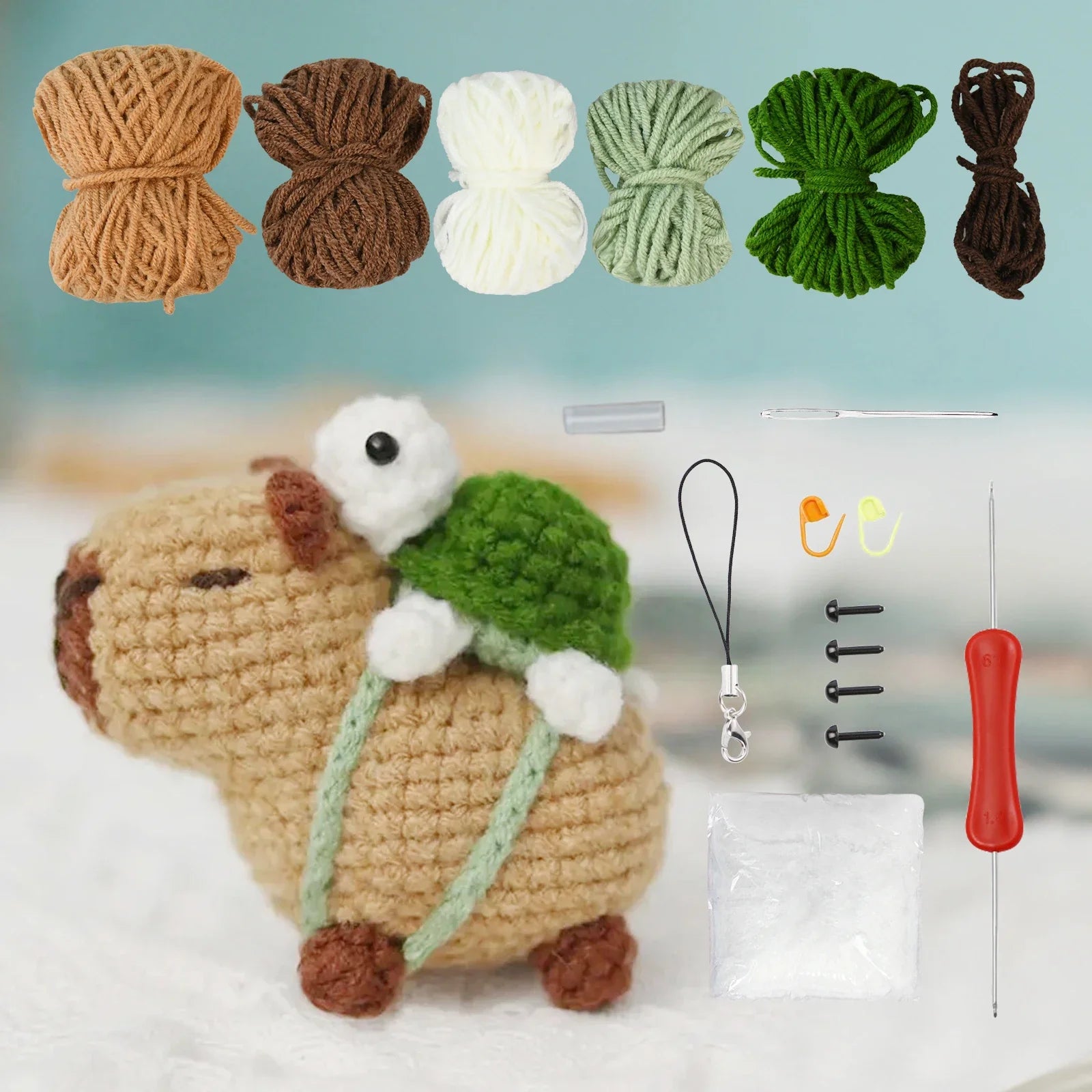 Capybara Diy Crochet Kit