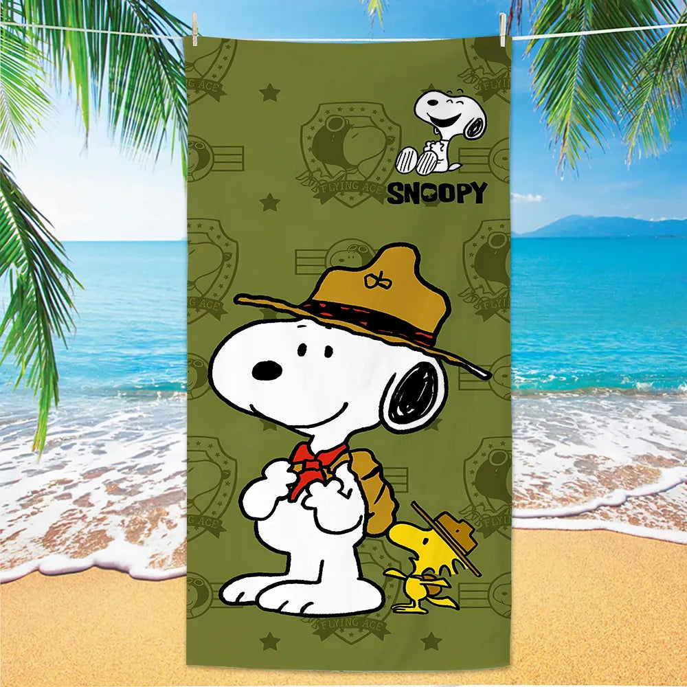 Snoopy Exploring Towel