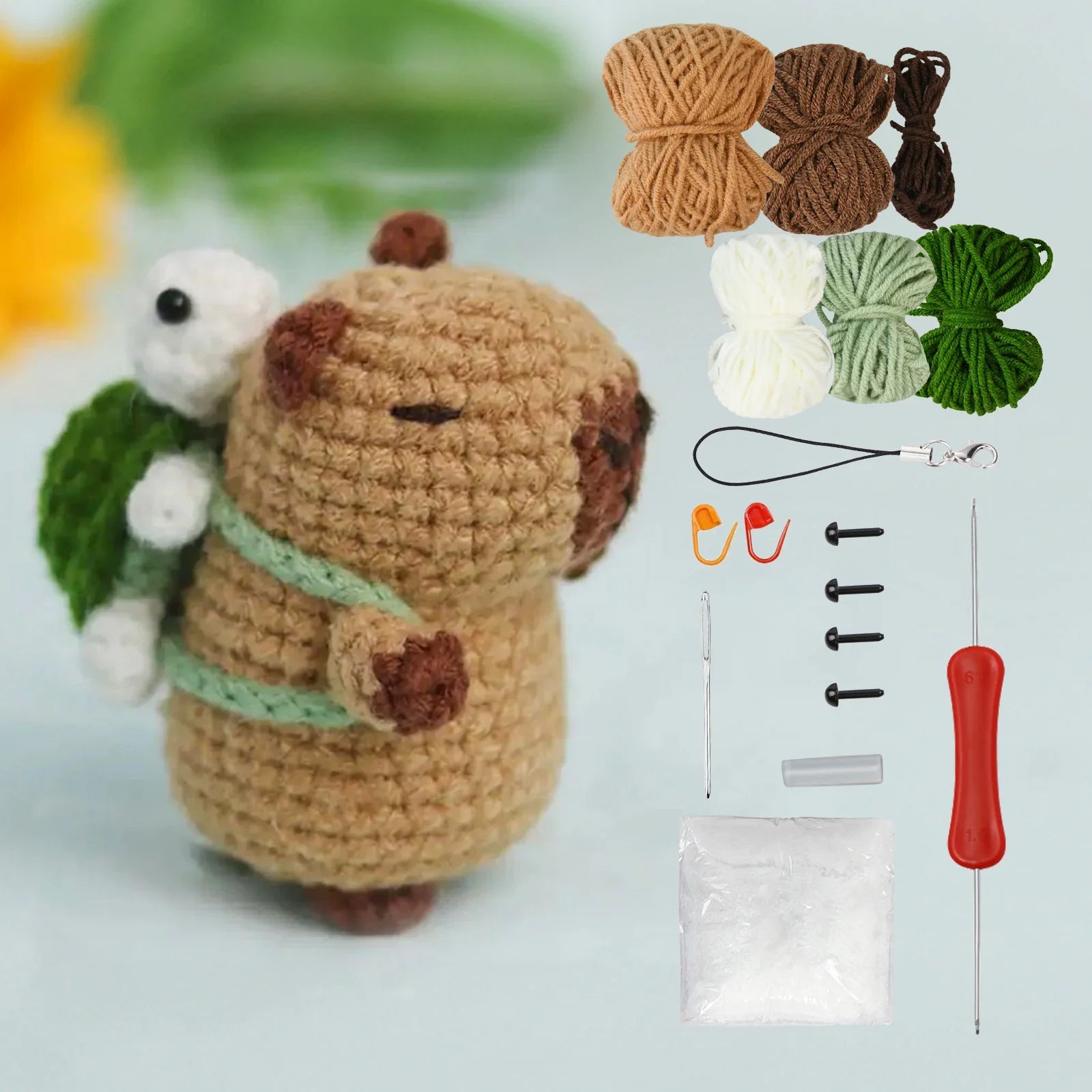Capybara Diy Crochet Kit
