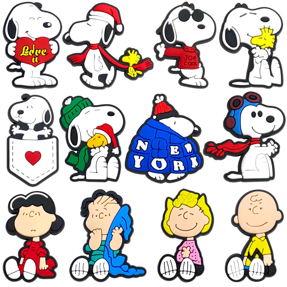 Snoopy Vibin Shoe Accessories 12pcs