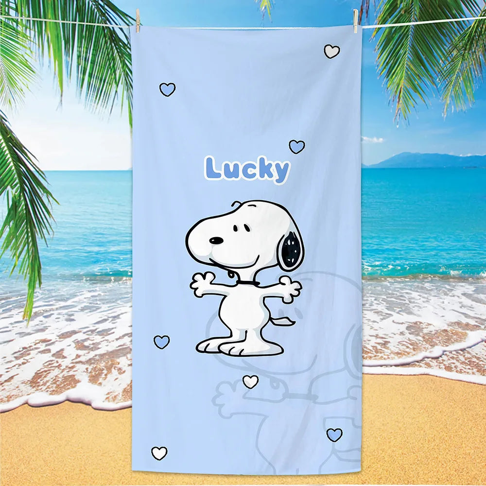 Snoopy Happy Towel