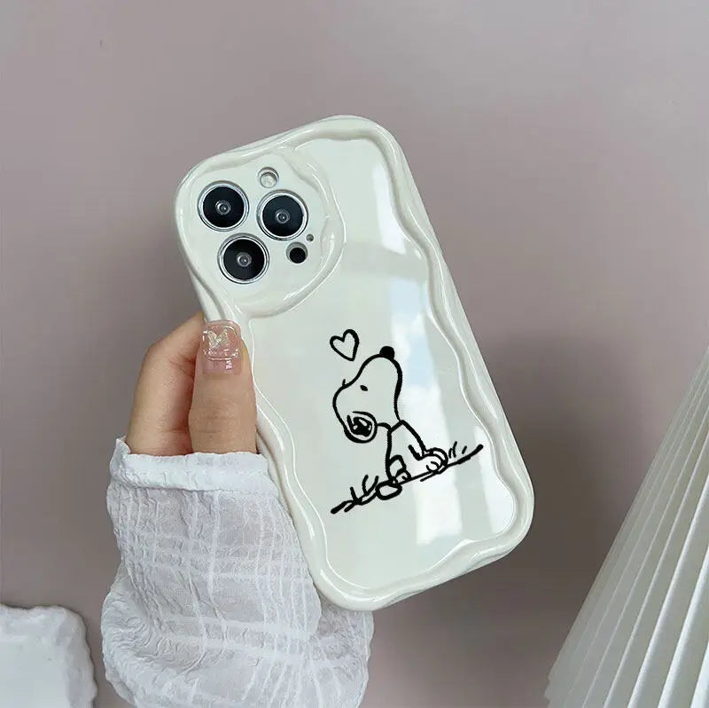 Snoopy Kawaii Wave Phone Case