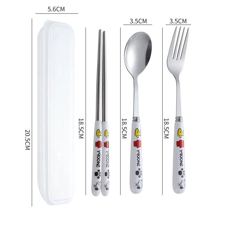 Snoopy 4pcs Utensils Set