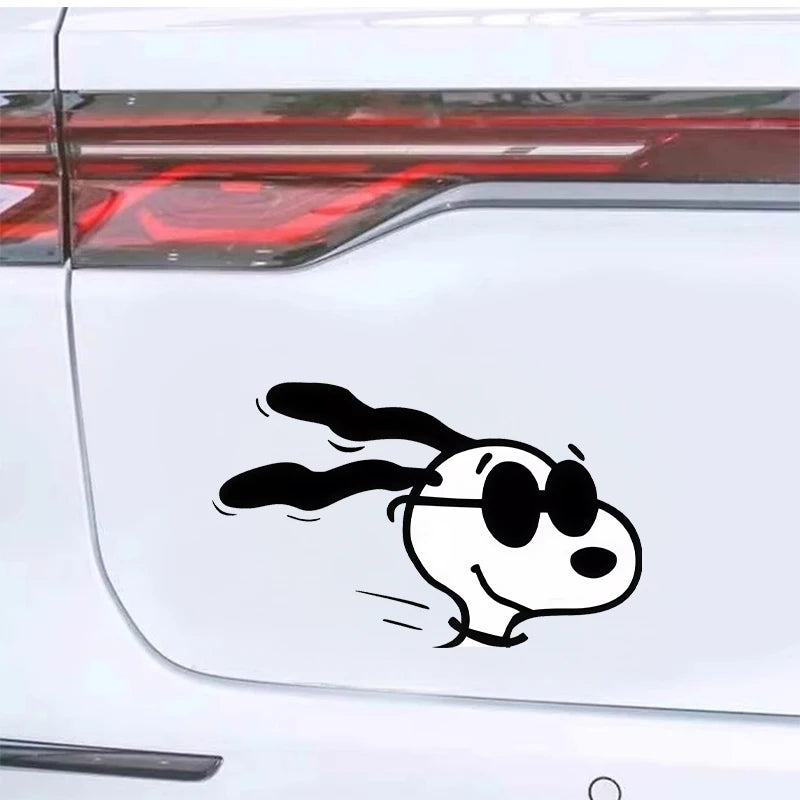Snoopy Ride Car Stickers