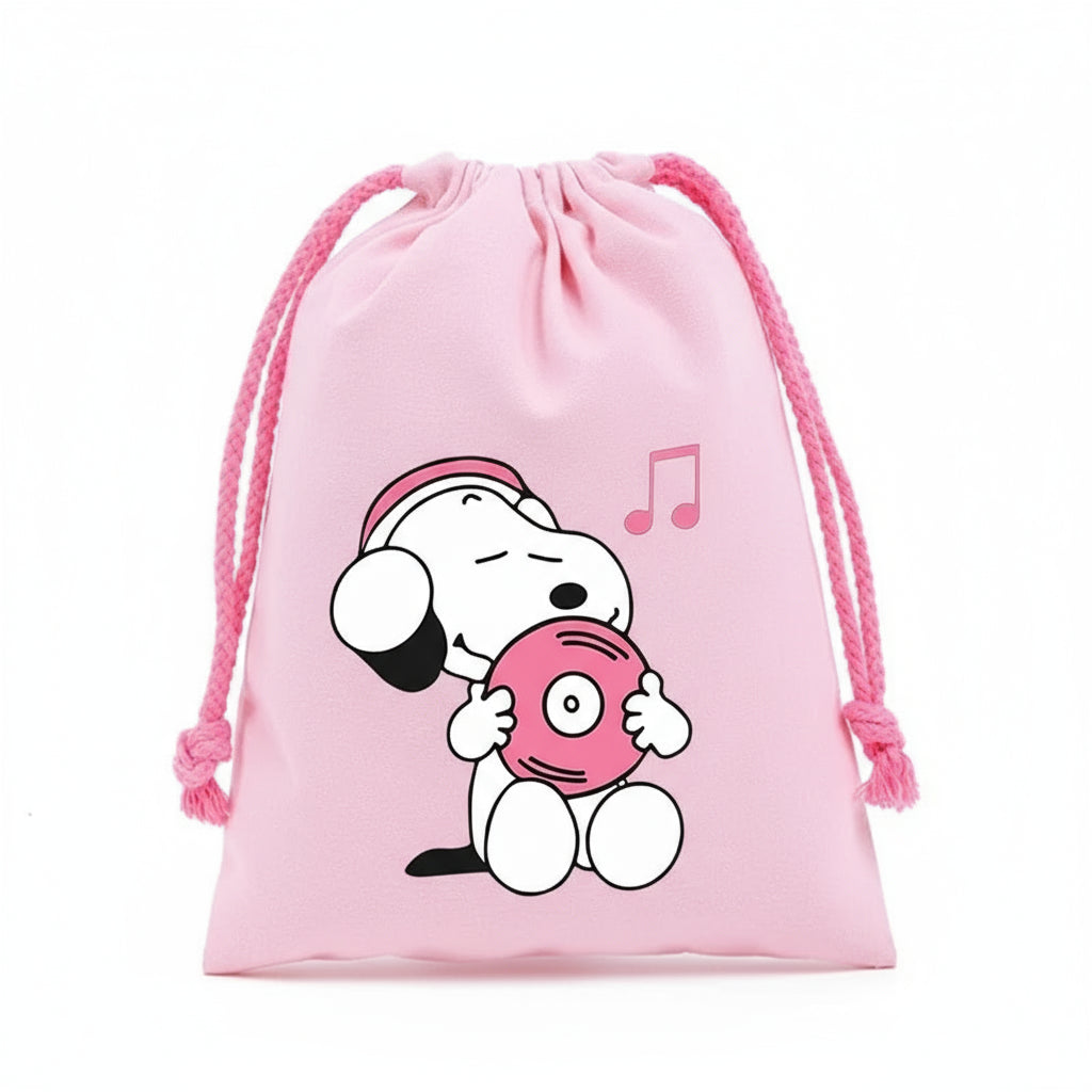 Snoopy Adventure Drawstring Bag