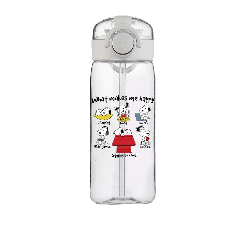 Snoopy Transparent Drink Bottle